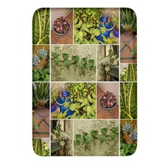 Garden Sanctuary Photo Collage Print Rectangular Glass Fridge Magnet (4 Pack) by dflcprintsclothing