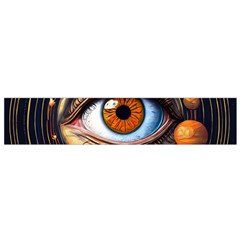 Eye Of The Universe (ai) Small Premium Plush Fleece Scarf by dflcprintsclothing