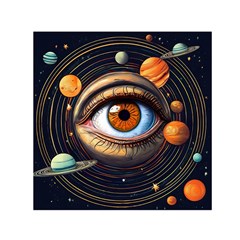 Eye Of The Universe (ai) Square Satin Scarf (30  X 30 ) by dflcprintsclothing