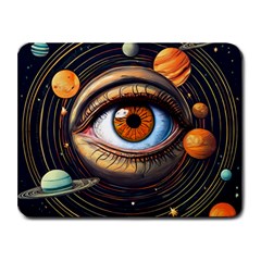 Eye Of The Universe (ai) Small Mousepad by dflcprintsclothing