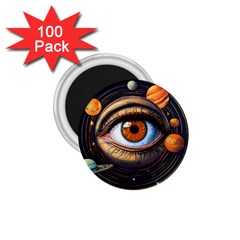 Eye Of The Universe (ai) 1 75  Magnets (100 Pack)  by dflcprintsclothing