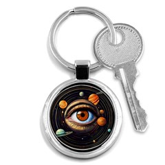 Eye Of The Universe (ai) Key Chain (round)