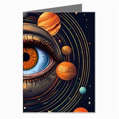 Eye Of The Universe (ai) Greeting Card by dflcprintsclothing