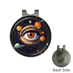 Eye Of The Universe (ai) Hat Clips With Golf Markers by dflcprintsclothing