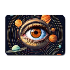 Eye Of The Universe (ai) Small Doormat by dflcprintsclothing