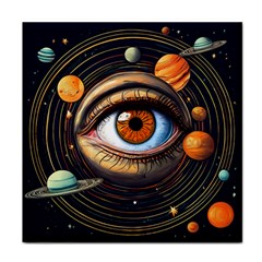 Eye Of The Universe (ai) Face Towel by dflcprintsclothing