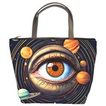 Eye of the Universe (AI) Bucket Bag Front