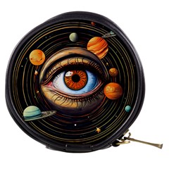 Eye Of The Universe (ai) Mini Makeup Bag by dflcprintsclothing