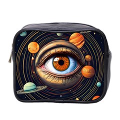 Eye Of The Universe (ai) Mini Toiletries Bag (two Sides) by dflcprintsclothing