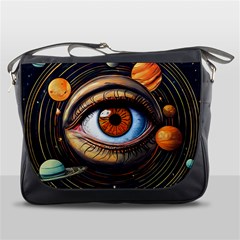 Eye Of The Universe (ai) Messenger Bag by dflcprintsclothing