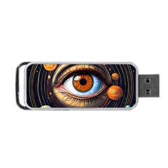 Eye Of The Universe (ai) Portable Usb Flash (one Side) by dflcprintsclothing