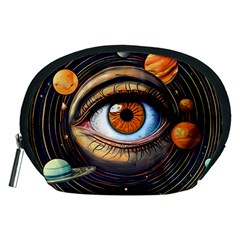 Eye Of The Universe (ai) Accessory Pouch (medium) by dflcprintsclothing