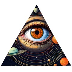 Eye Of The Universe (ai) Wooden Puzzle Triangle