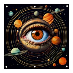 Eye Of The Universe (ai) Banner And Sign 3  X 3  by dflcprintsclothing