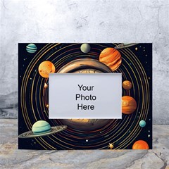 Eye Of The Universe (ai) White Tabletop Photo Frame 4 x6  by dflcprintsclothing