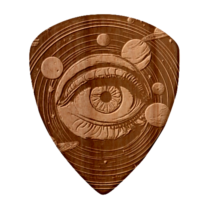 Eye of the Universe (AI) Wood Guitar Pick (Set of 10)