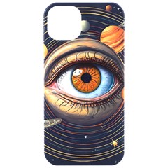 Eye Of The Universe (ai) Iphone 15 Pro Black Uv Print Pc Hardshell Case by dflcprintsclothing