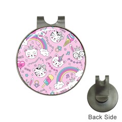 Beautiful Cute Animals Pattern Pink Hat Clips With Golf Markers by Grandong