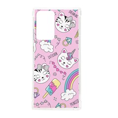 Beautiful Cute Animals Pattern Pink Samsung Galaxy Note 20 Ultra Tpu Uv Case by Grandong