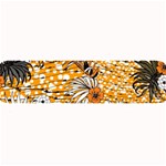 Leaf Yellow Point Flower White Large Bar Mat 32 x8.5  Bar Mat