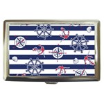 Seamless Marine Pattern Cigarette Money Case Front