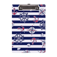 Seamless Marine Pattern A5 Acrylic Clipboard