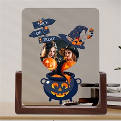 Personalized Photo Witch Halloween Acrylic UV Print 6  Tabletop Frame - Acrylic UV Print 6  Tabletop Frame (U-Shape)