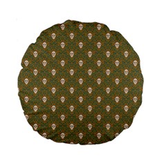 Camping Is Fun! Standard 15  Premium Round Cushions by GeekLover