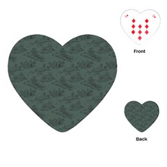 Hide And Seek Champ Playing Cards Single Design (heart)