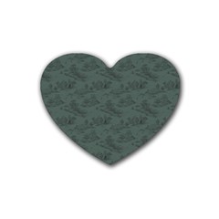 Hide And Seek Champ Rubber Heart Coaster (4 Pack) by GeekLover