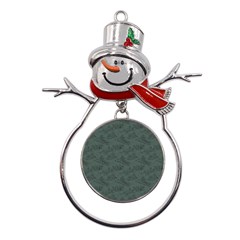 Hide And Seek Champ Metal Snowman Ornament by GeekLover