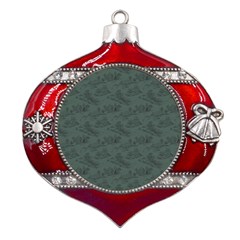 Hide And Seek Champ Metal Snowflake And Bell Red Ornament by GeekLover