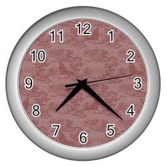 Kaiju Wall Clock (silver) by GeekLover