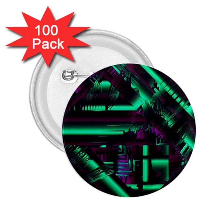 Beamed 2.25  Buttons (100 pack) 