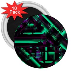 Beamed 3  Magnets (10 Pack)  by MRNStudios