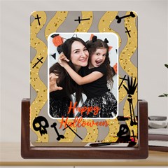 Personalized Photo Halloween Pattern Acrylic UV Print 6  Tabletop Frame - Acrylic UV Print 6  Tabletop Frame (U-Shape)