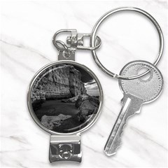 Timeless Shores, Las Grutas Beach, Rio Negro, Argentina Nail Clippers Key Chain by dflcprintsclothing