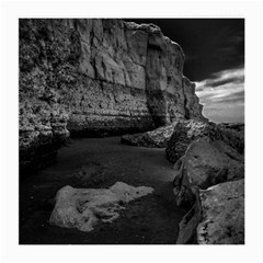 Timeless Shores, Las Grutas Beach, Rio Negro, Argentina Medium Glasses Cloth by dflcprintsclothing