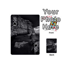 Timeless Shores, Las Grutas Beach, Rio Negro, Argentina Playing Cards 54 Designs (mini) by dflcprintsclothing