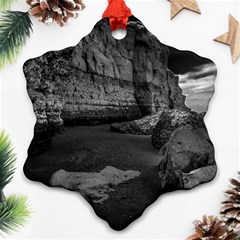 Timeless Shores, Las Grutas Beach, Rio Negro, Argentina Ornament (snowflake)