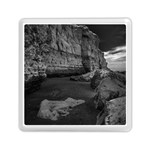 Timeless Shores, Las grutas beach, Rio negro, Argentina Memory Card Reader (Square) Front