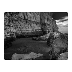 Timeless Shores, Las Grutas Beach, Rio Negro, Argentina Two Sides Premium Plush Fleece Blanket (mini) by dflcprintsclothing