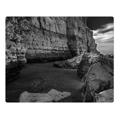 Timeless Shores, Las Grutas Beach, Rio Negro, Argentina Two Sides Premium Plush Fleece Blanket (large) by dflcprintsclothing