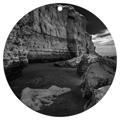 Timeless Shores, Las Grutas Beach, Rio Negro, Argentina Uv Print Acrylic Ornament Round