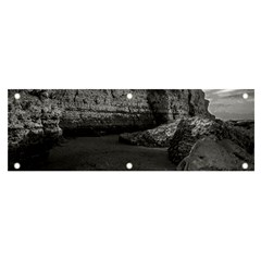 Timeless Shores, Las Grutas Beach, Rio Negro, Argentina Banner And Sign 6  X 2  by dflcprintsclothing