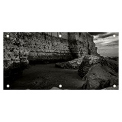 Timeless Shores, Las Grutas Beach, Rio Negro, Argentina Banner And Sign 6  X 3  by dflcprintsclothing