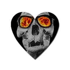 Gothic Elegance, Ironic Dark Art (ai) Heart Magnet by dflcprintsclothing