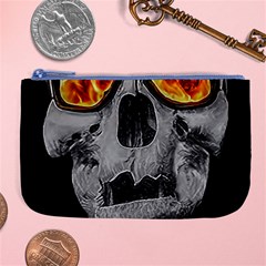 Gothic Elegance, Ironic Dark Art (ai) Large Coin Purse by dflcprintsclothing