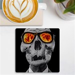 Gothic Elegance, Ironic Dark Art (AI) UV Print Square Tile Coaster  Front