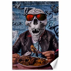 Dine With The Dead Digital Art (ai) Canvas 20  X 30  by dflcprintsclothing